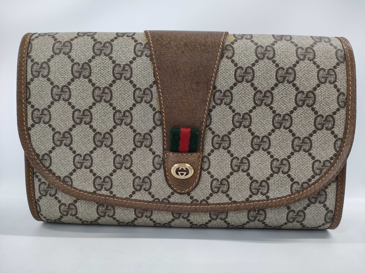 GUCCI GG Supreme Sherry Second Bag