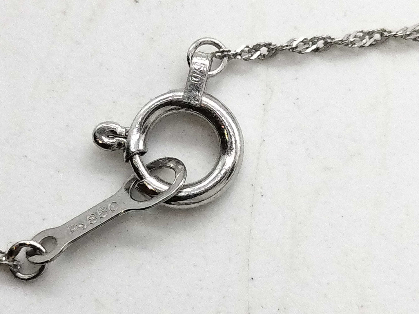 D0.7ct Pt900/Pt850 1.0g Necklace