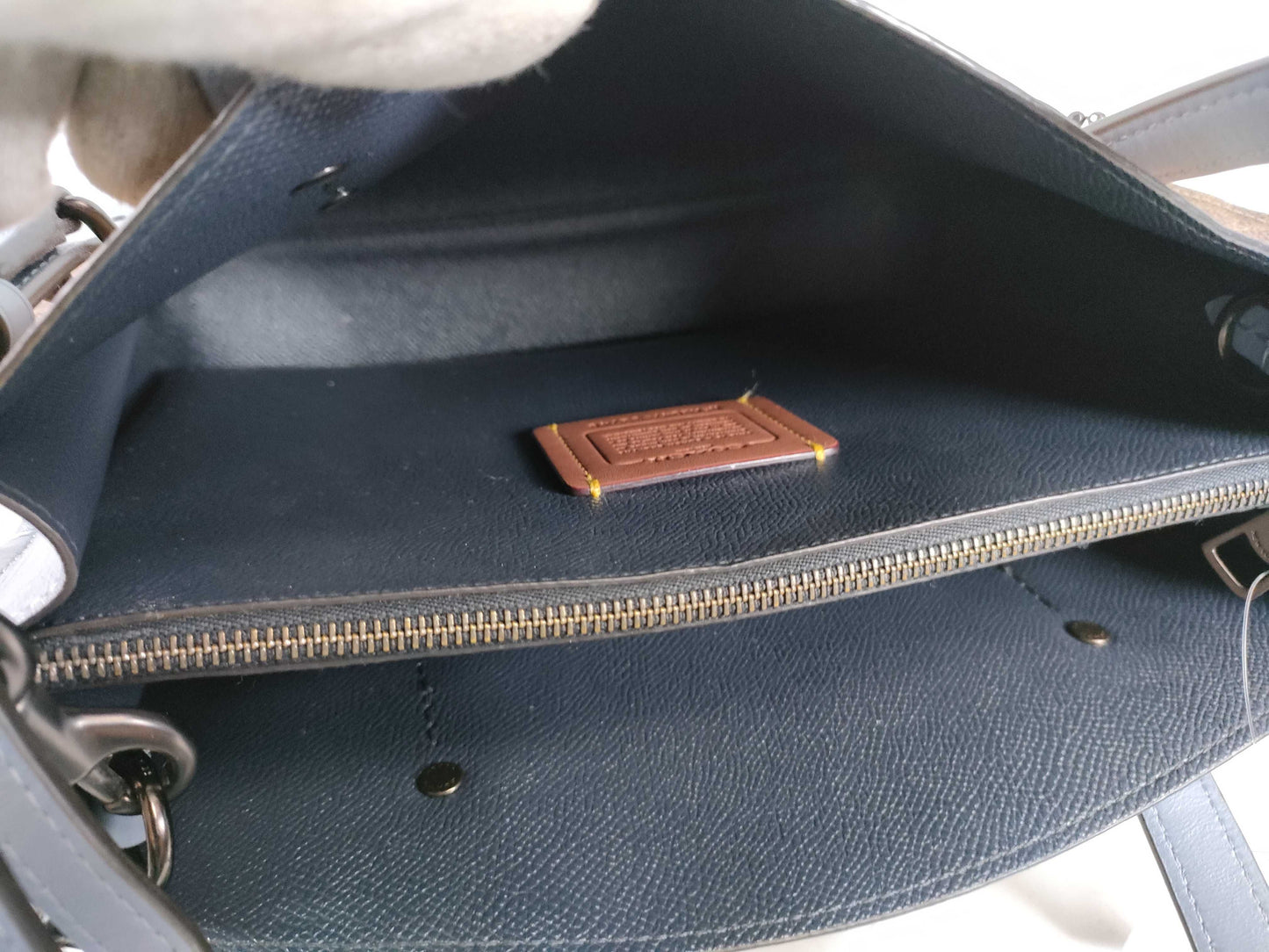 COACH Signature PVC and Leather 2-Way Handbag 32749 Handbag