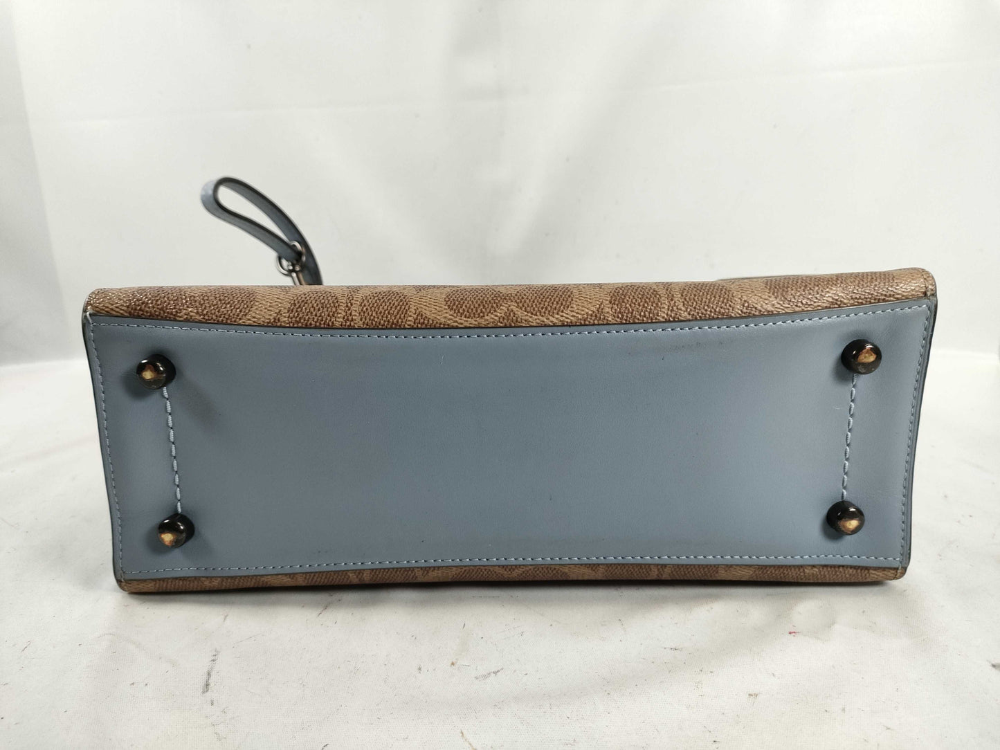 COACH Signature PVC and Leather 2-Way Handbag 32749 Handbag