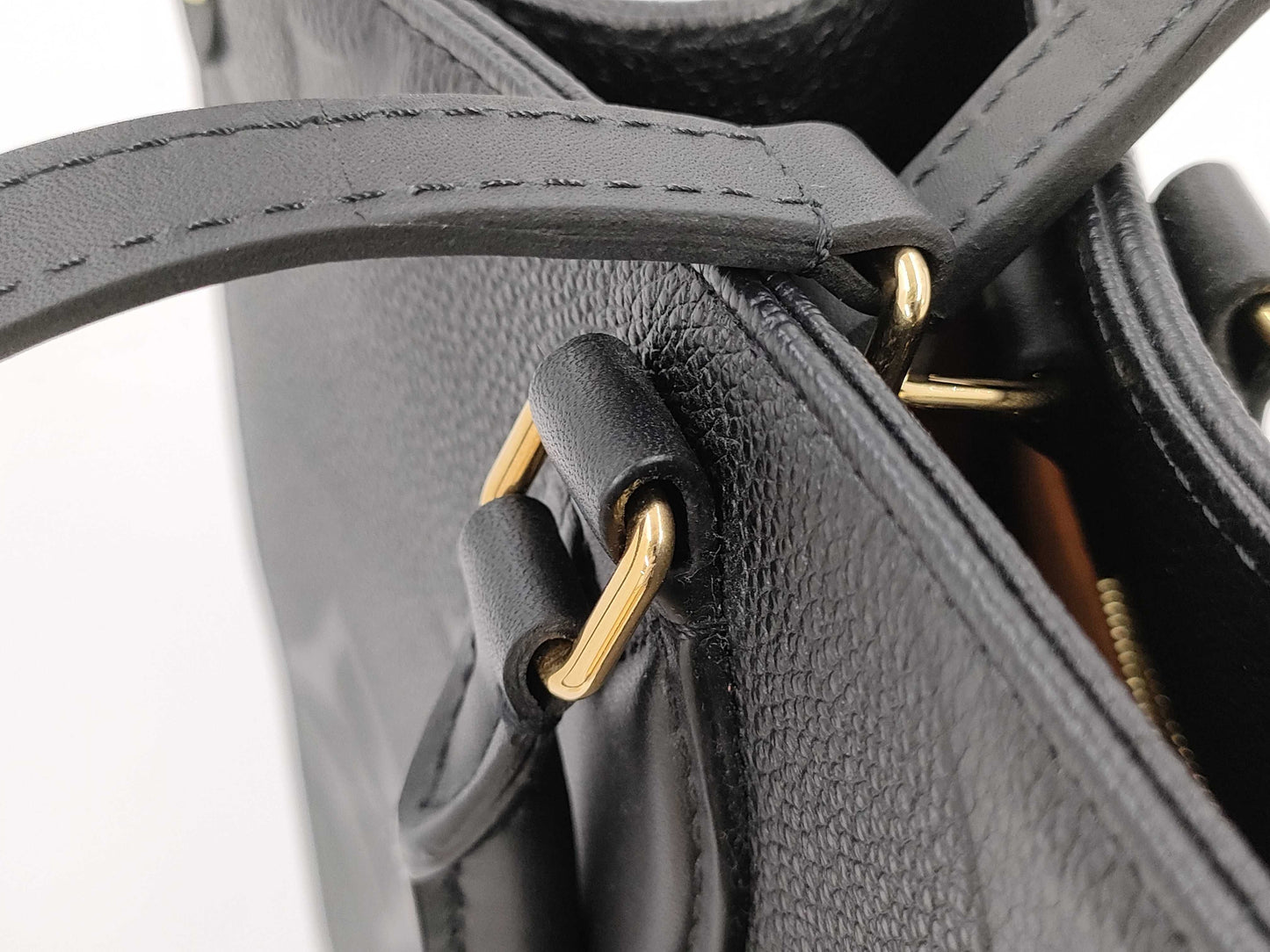 LOUIS VUITTON RFID Monogram Empreinte M45595 On the Go MM Handbag