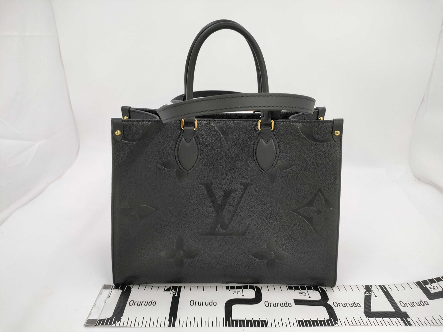 LOUIS VUITTON RFID Monogram Empreinte M45595 On the Go MM Handbag