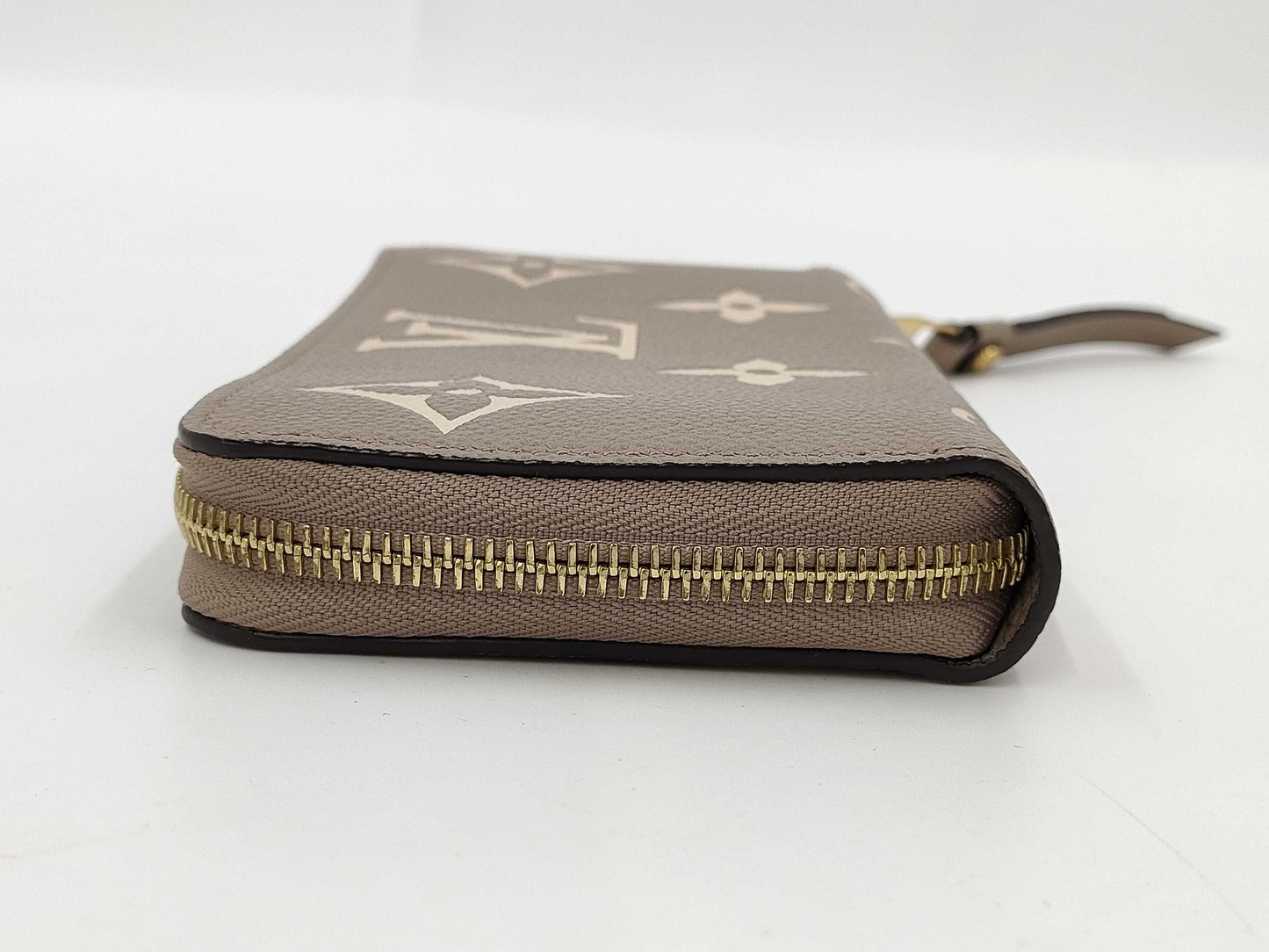 LOUIS VUITTON Monogram Empreinte/Tourterelle Creme Wallet
