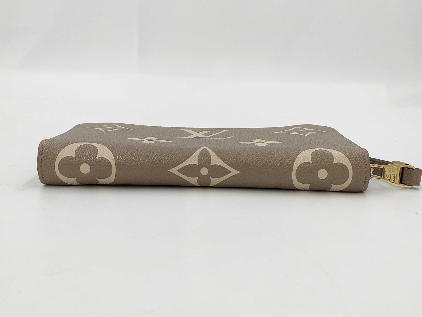 LOUIS VUITTON Monogram Empreinte/Tourterelle Creme Wallet
