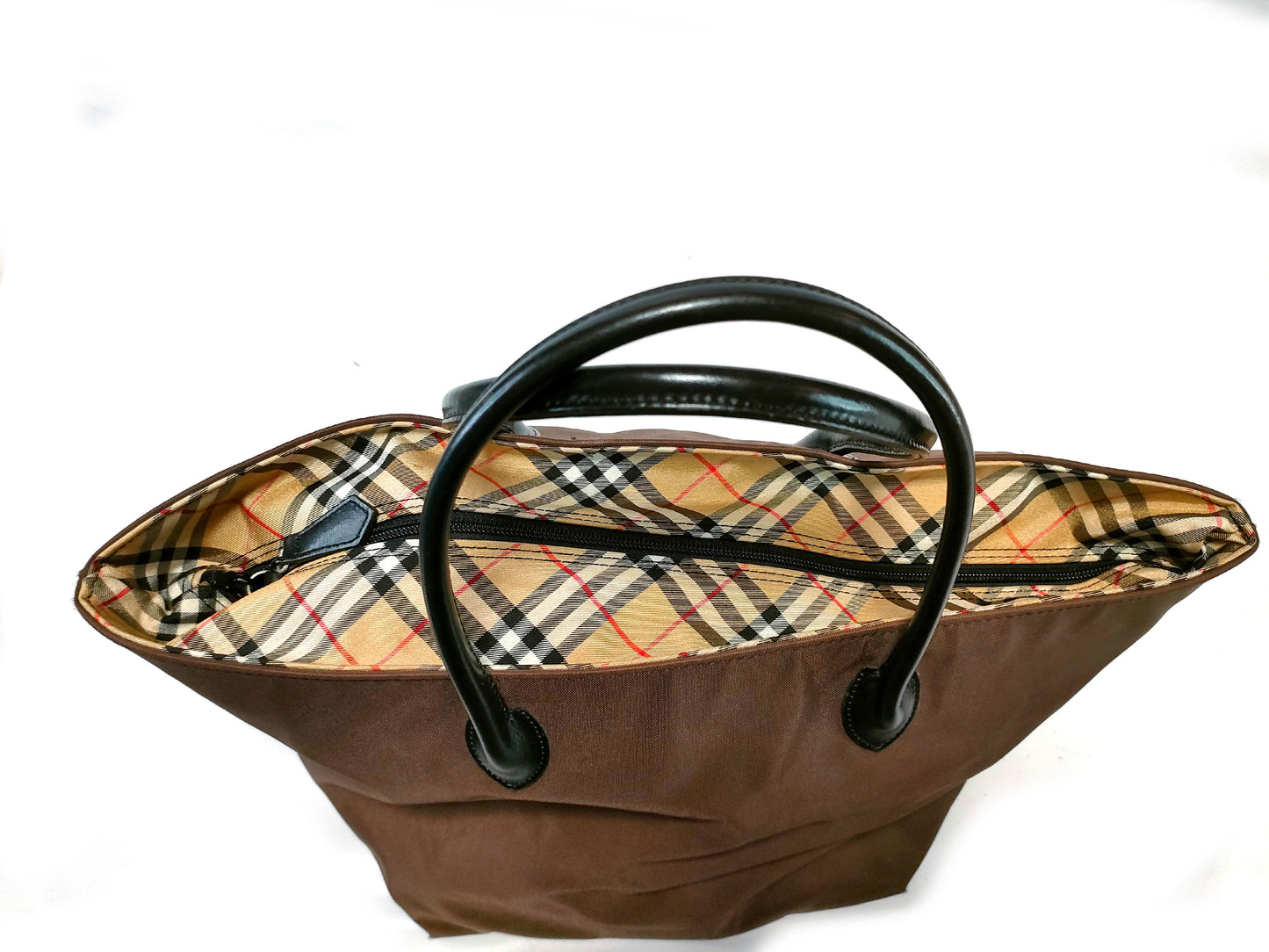 BOTTEGA VENETA Burberry nylon/enamel handbag set