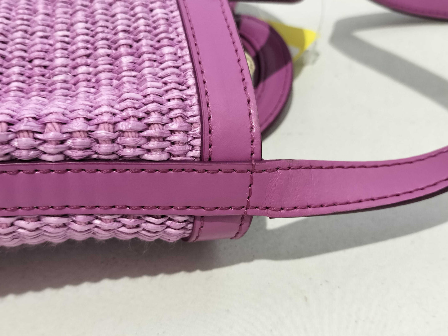 MARNI Straw Basket Shoulder Bag