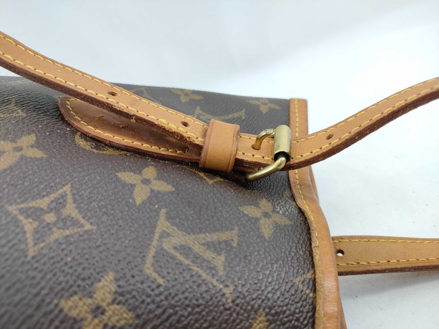 LOUIS VUITTON M42238 Monogram Petit Bucket Tote Bag
