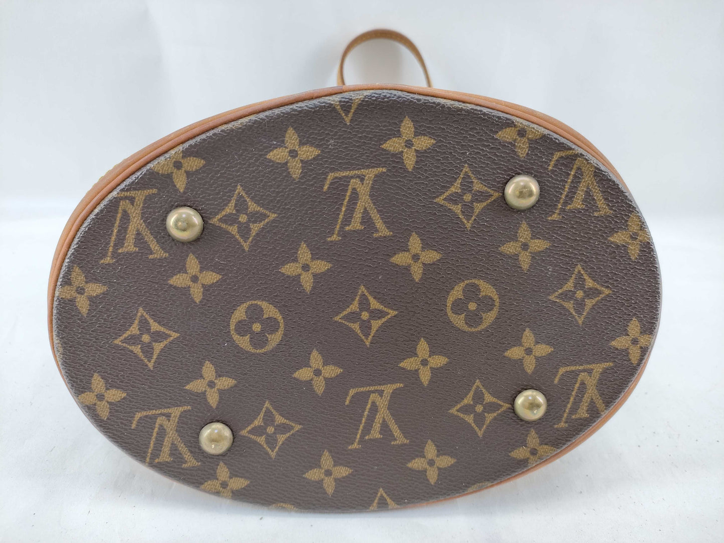 LOUIS VUITTON M42238 Monogram Petit Bucket Tote Bag