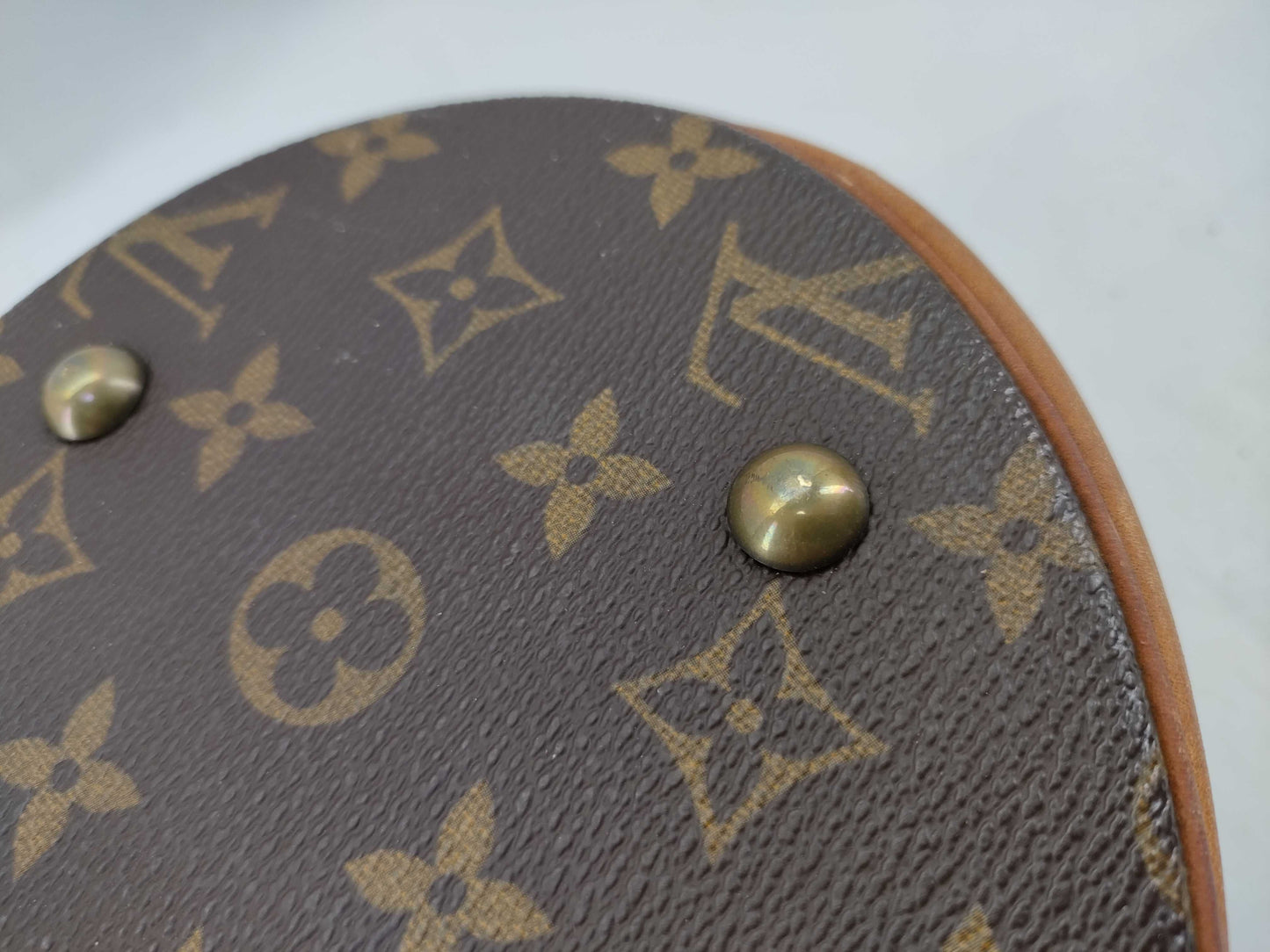 LOUIS VUITTON M42238 Monogram Petit Bucket Tote Bag