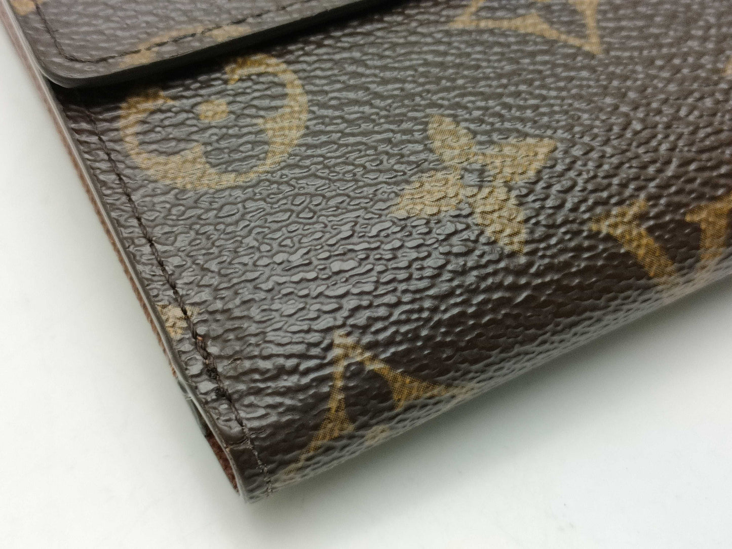 LOUIS VUITTON Monogram Porte Monnaie Carte Credit M61652 Wallet