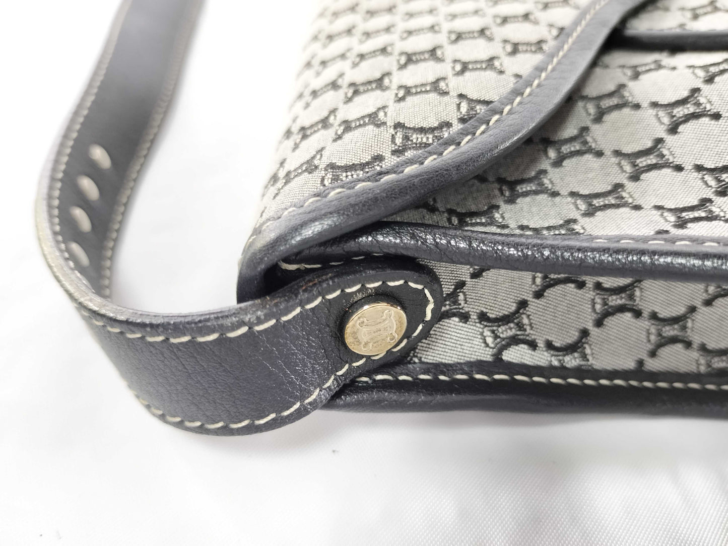 CELINE Canvas One-Shoulder Shoulder Bag