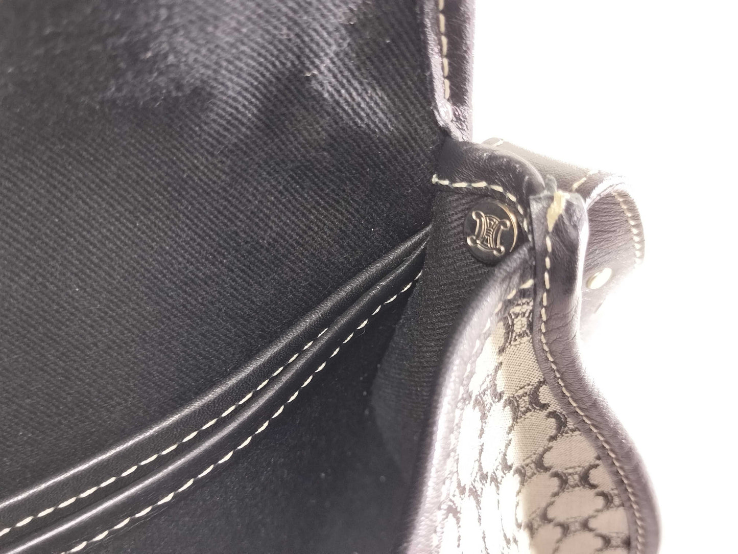 CELINE Canvas One-Shoulder Shoulder Bag