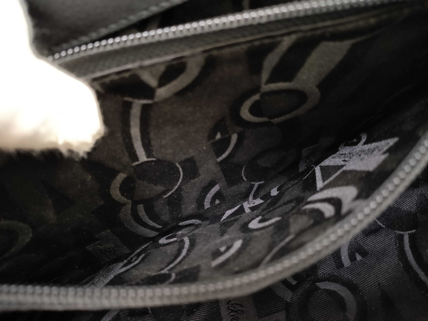 Salvatore Ferragamo Vara Chain Nylon Tote Bag