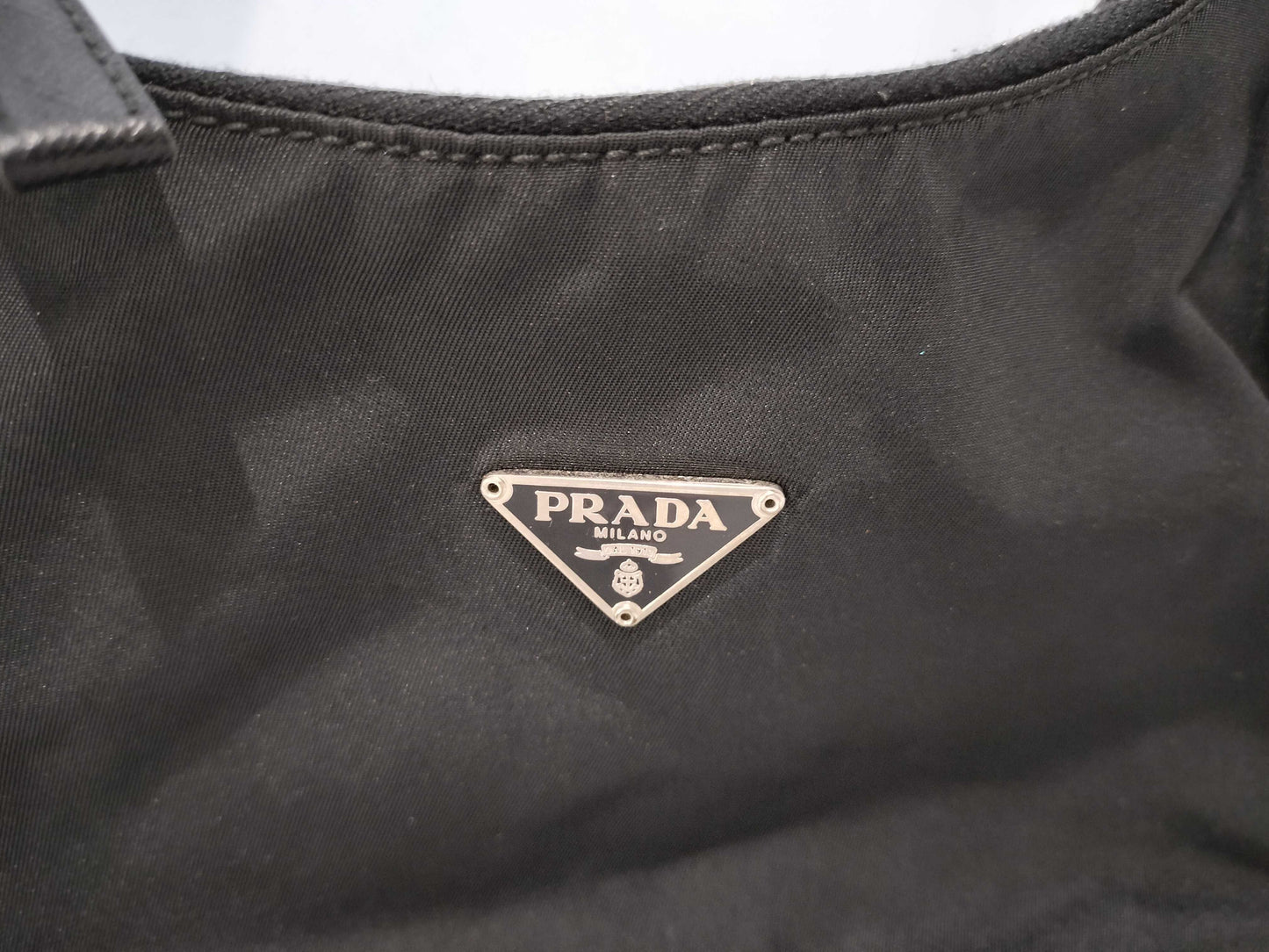 PRADA Nylon Mini Pouch Handbag