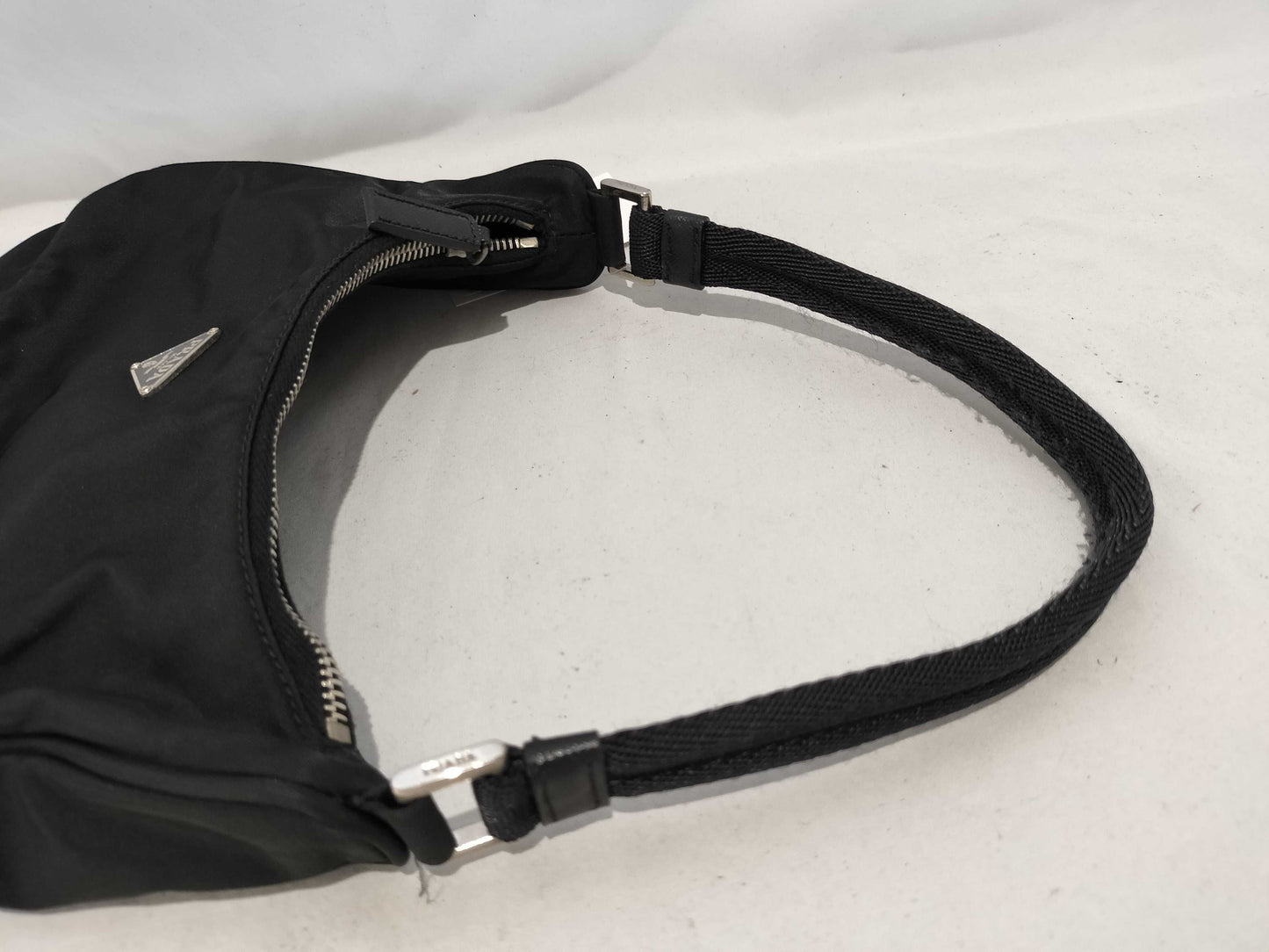 PRADA Nylon Mini Pouch Handbag