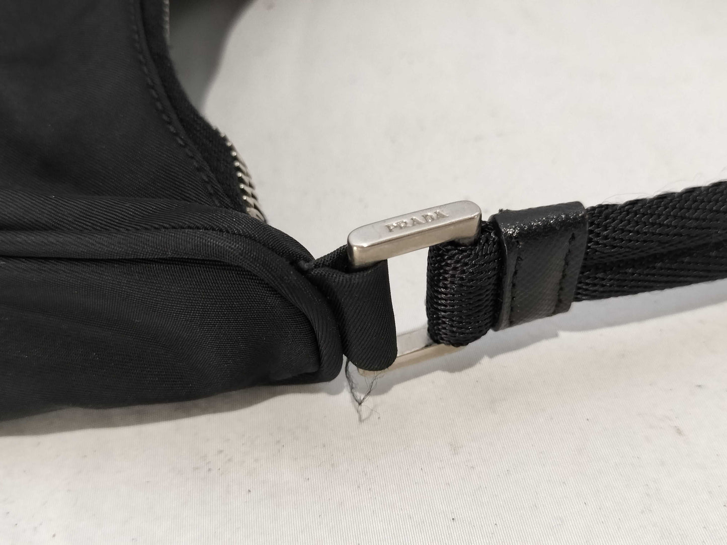 PRADA Nylon Mini Pouch Handbag