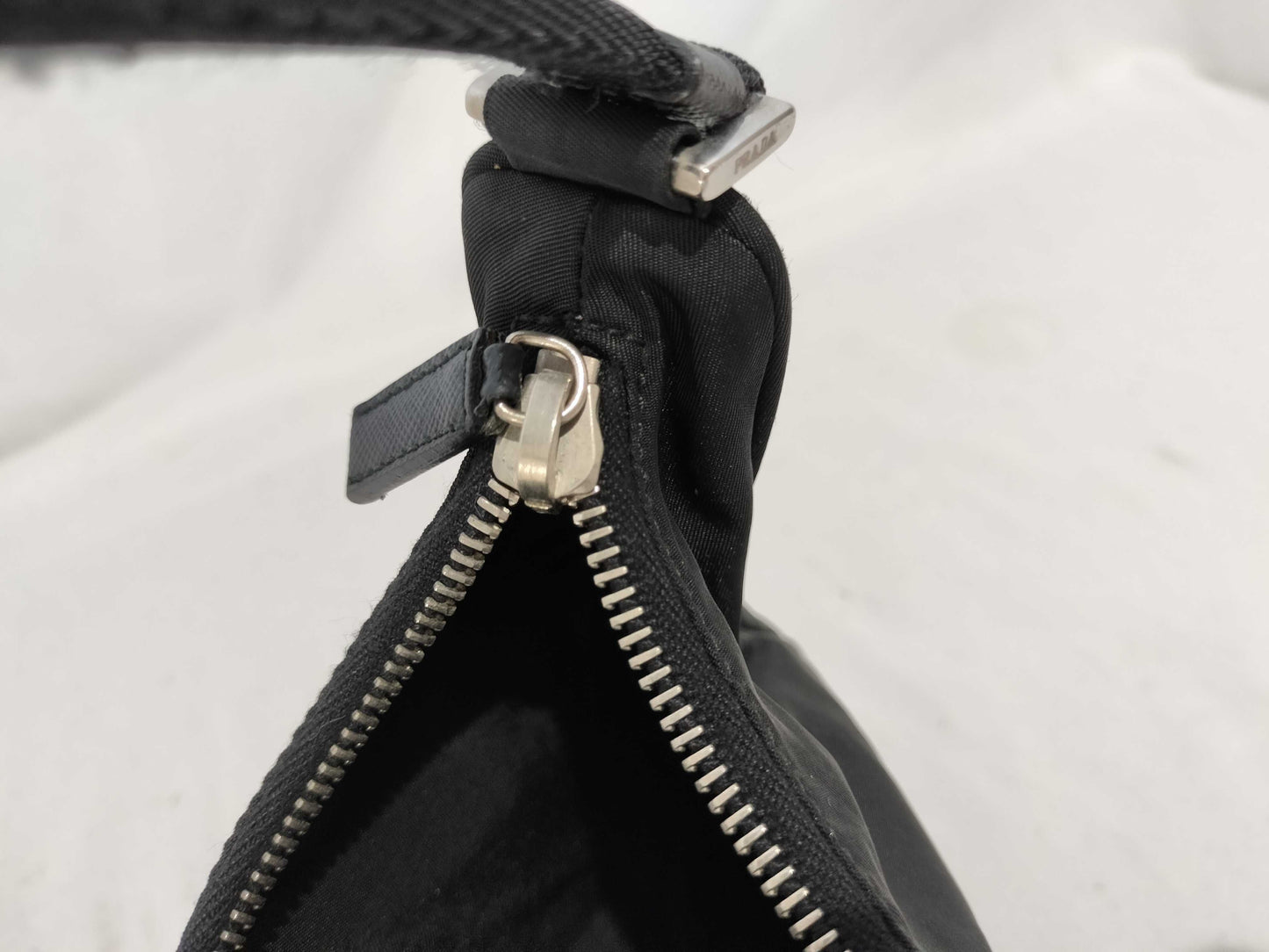 PRADA Nylon Mini Pouch Handbag