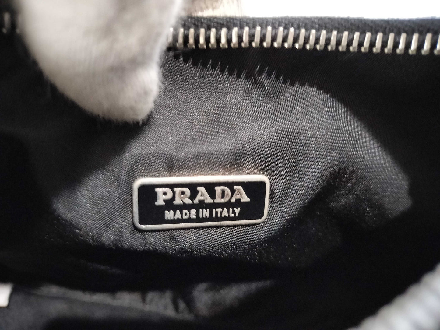 PRADA Nylon Mini Pouch Handbag