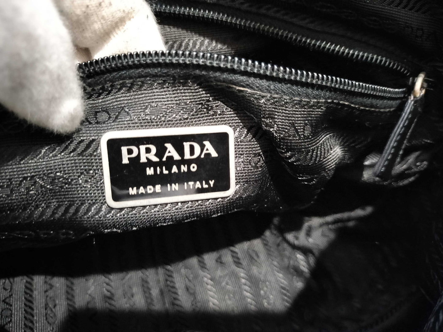 PRADA nylon tote handbag