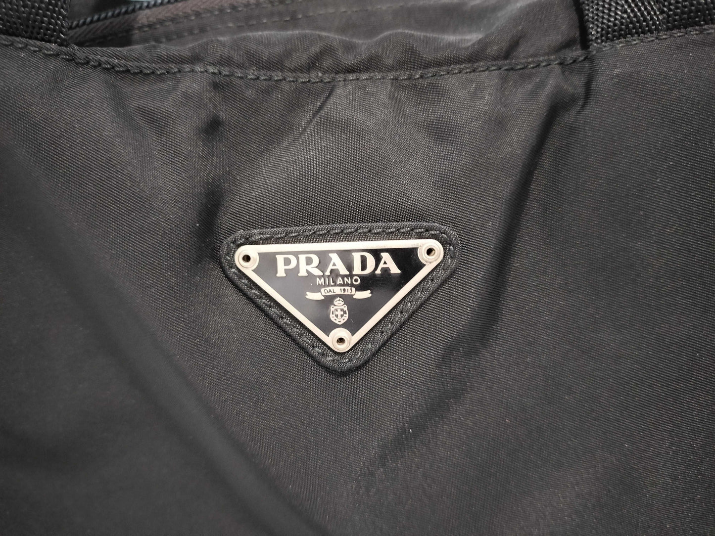 PRADA nylon tote handbag