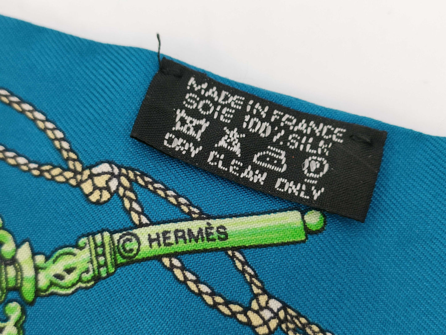 HERMES Twilly Blue Other Accessories