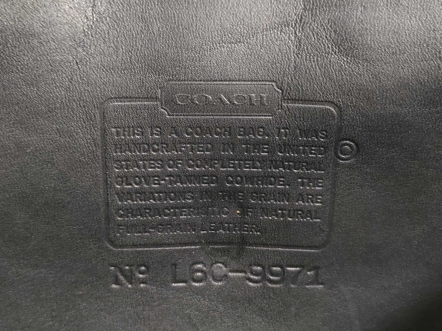 COACH Old/Clutch Bag/Black Second Bag
