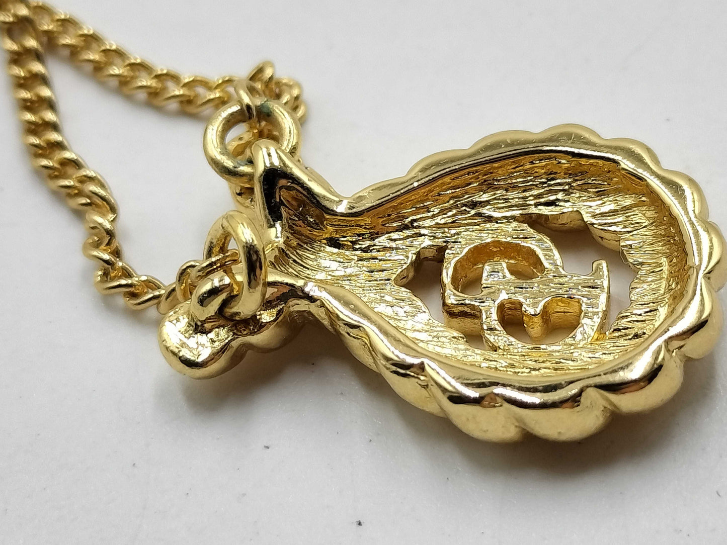Dior Gold Plated Logo/Rhinestone Necklace Set Accessories Collection Accessories Collection