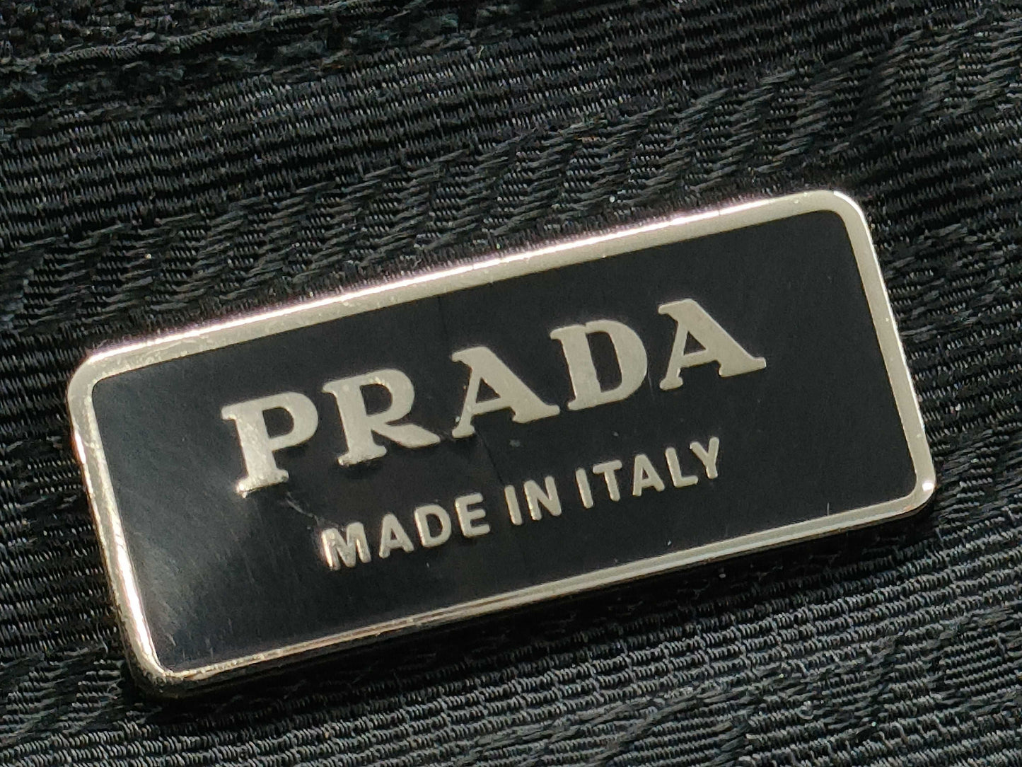 PRADA nylon messenger shoulder bag