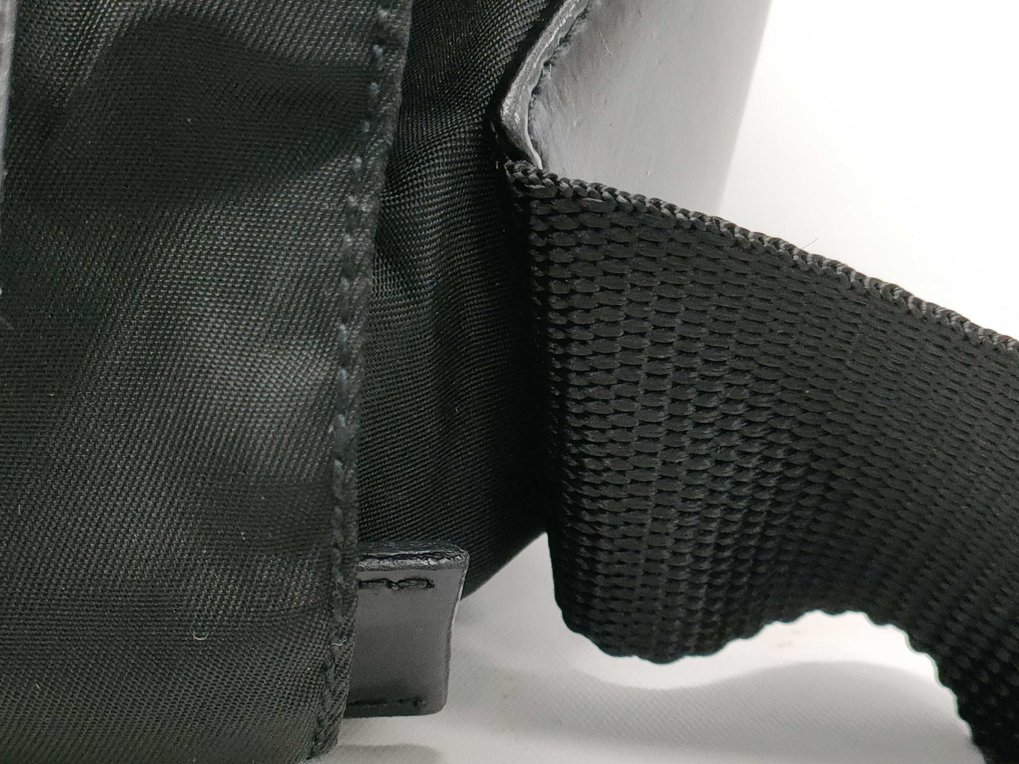 PRADA nylon messenger shoulder bag
