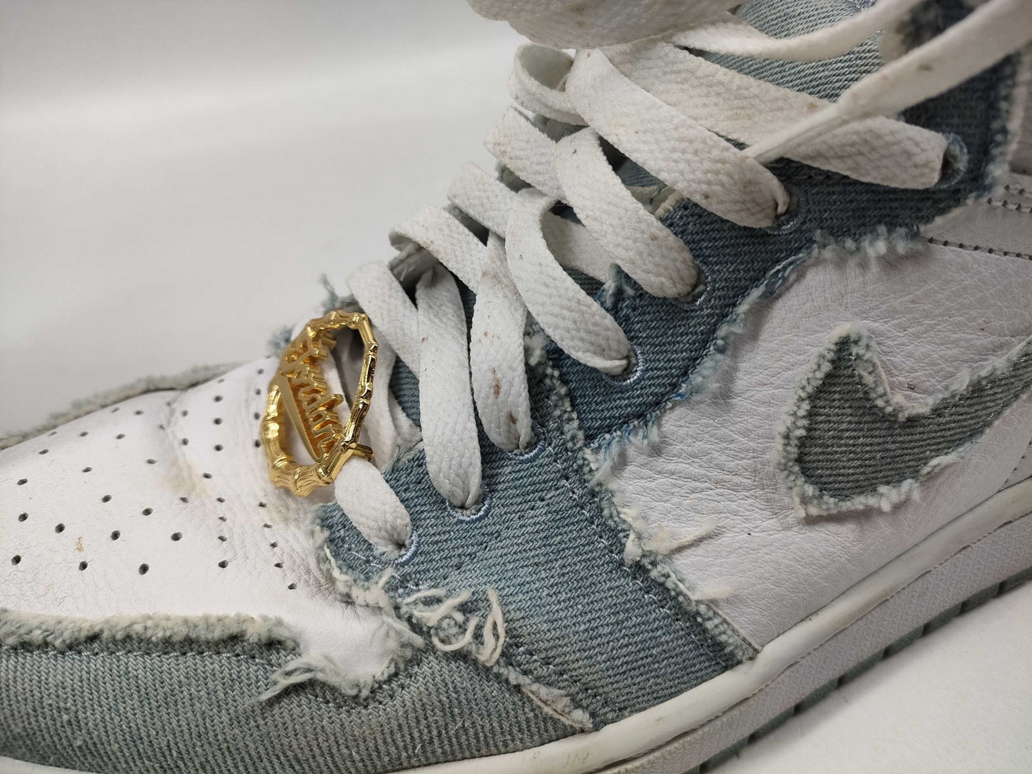 NIKE Women's Air Jordan 1 High OG Denim DM9036-104 Sneakers