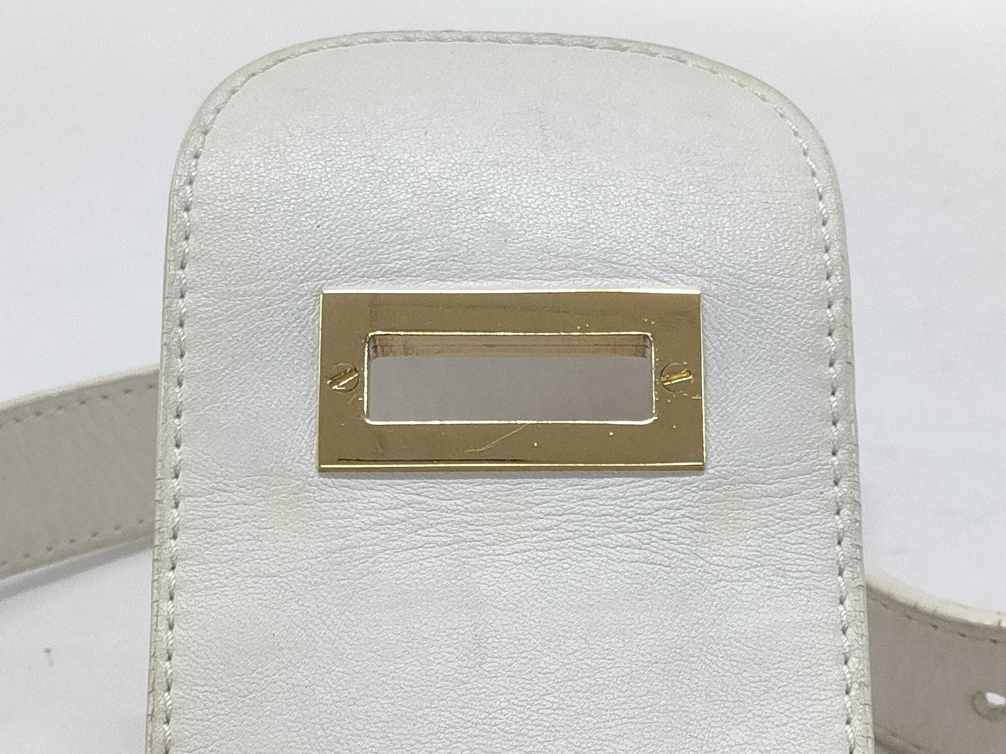 LOEWE Leather One-Shoulder Striped Shoulder Bag