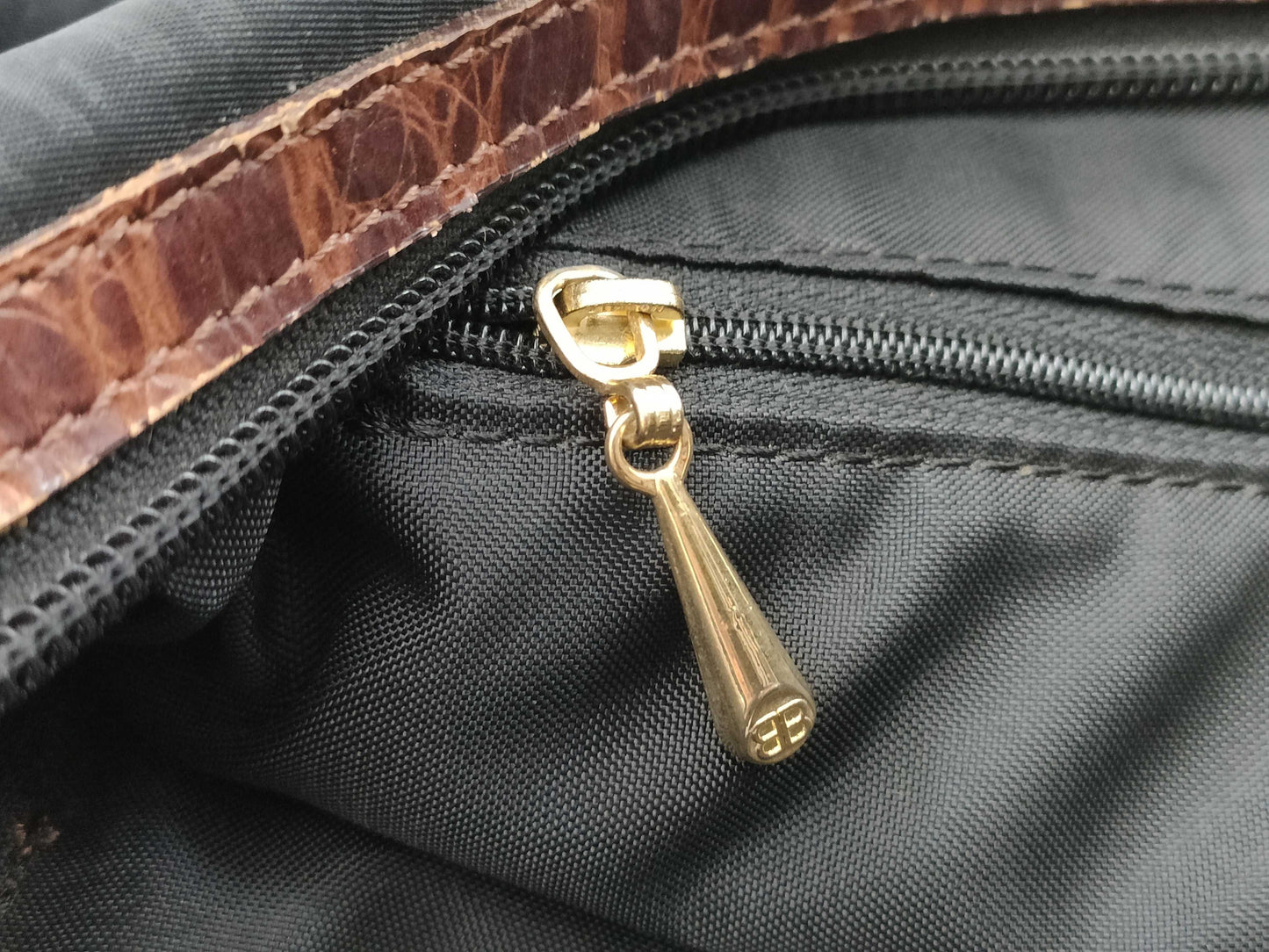 BALENCIAGA Nylon x Leather 2-Way Boston Bag