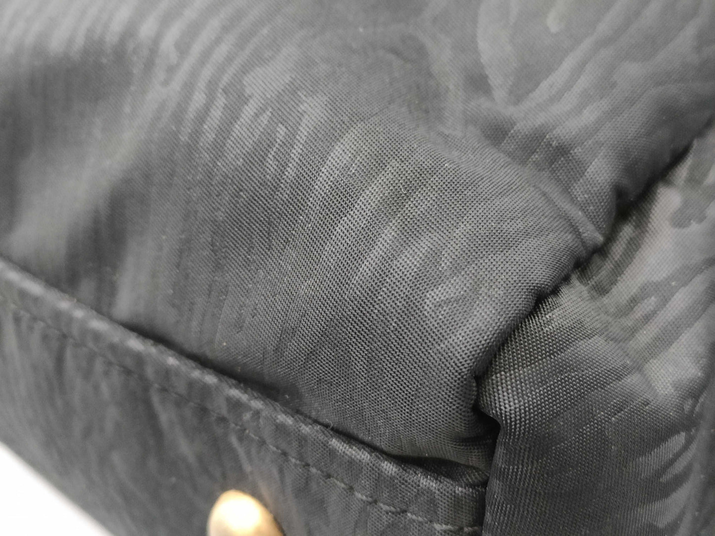 BALENCIAGA Nylon x Leather 2-Way Boston Bag