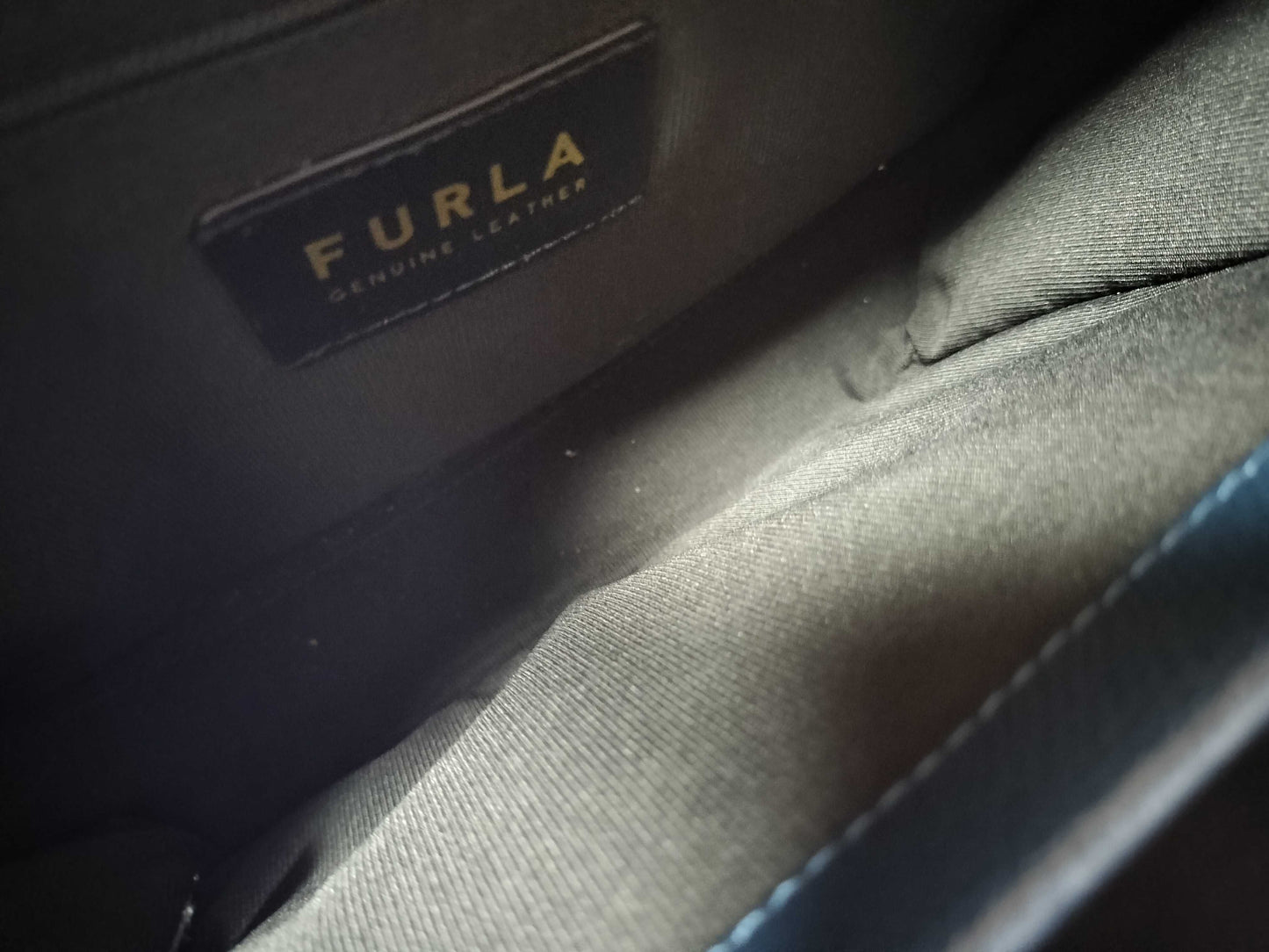 FURLA 2WAY/Blue Handbag