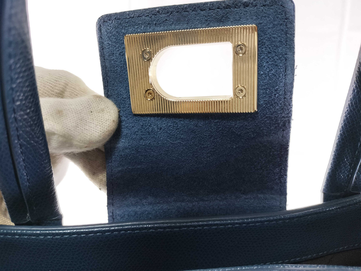 FURLA 2WAY/Blue Handbag