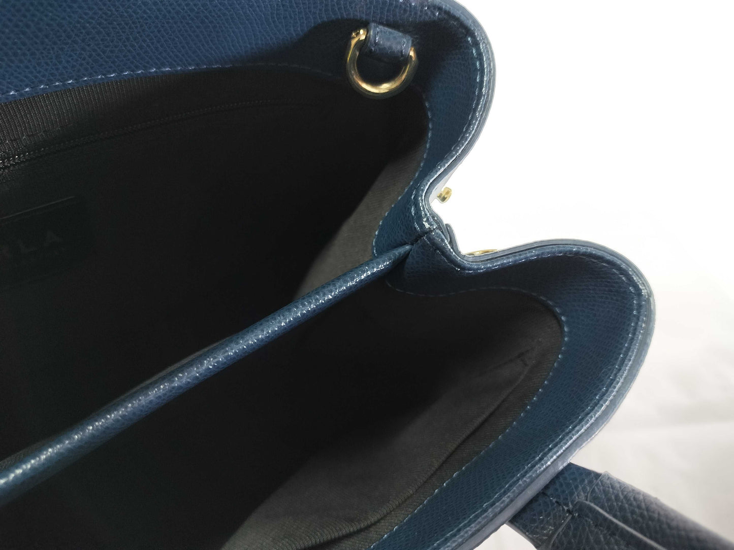 FURLA 2WAY/Blue Handbag