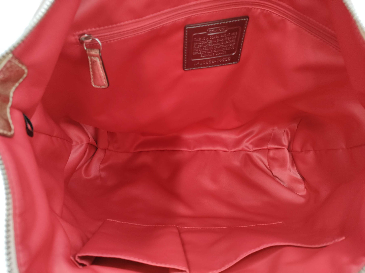 COACH Signature 14536 Sequin Tote Bag