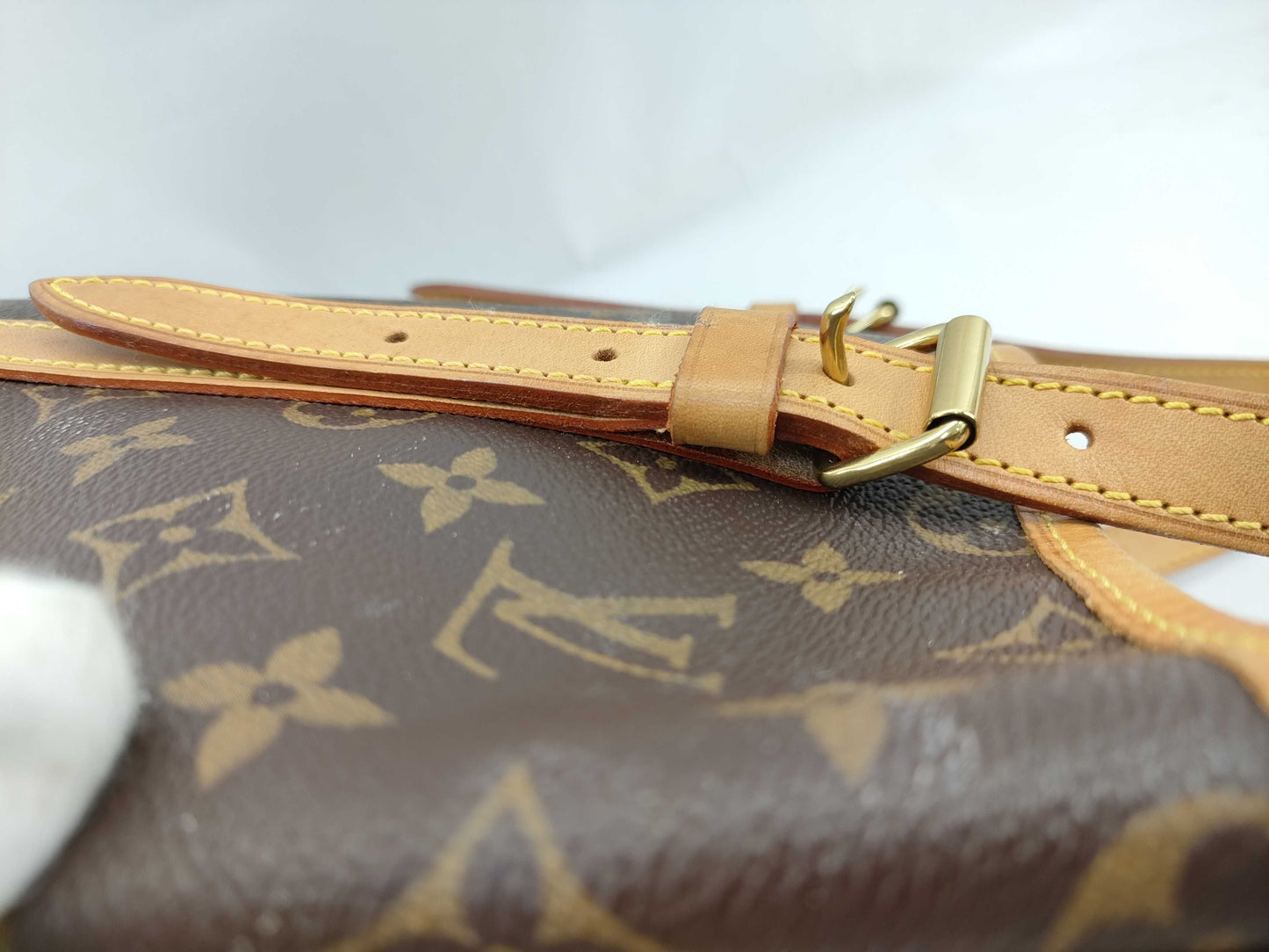 LOUIS VUITTON M42236 Monogram Bucket GM Tote Bag with Pouch
