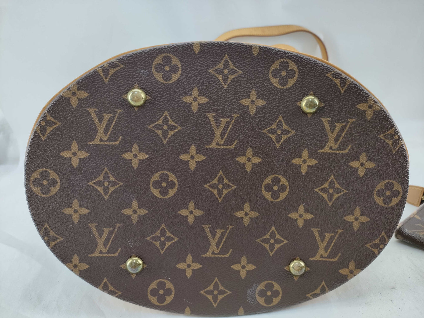 LOUIS VUITTON M42236 Monogram Bucket GM Tote Bag with Pouch