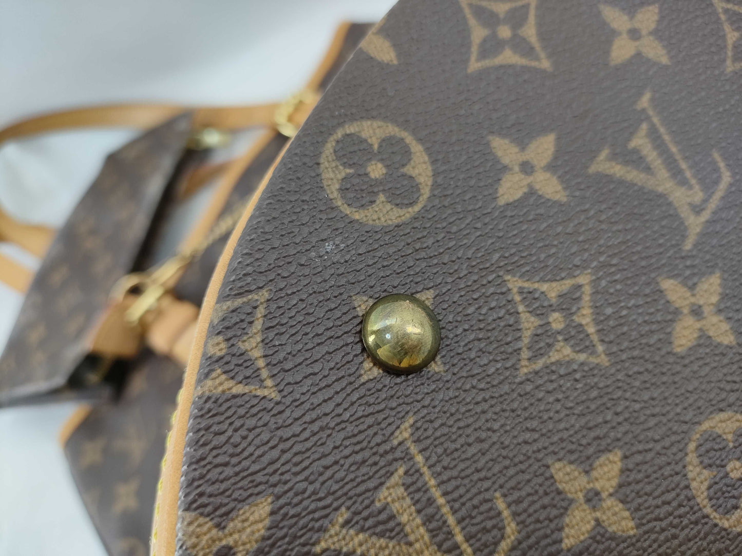 LOUIS VUITTON M42236 Monogram Bucket GM Tote Bag with Pouch