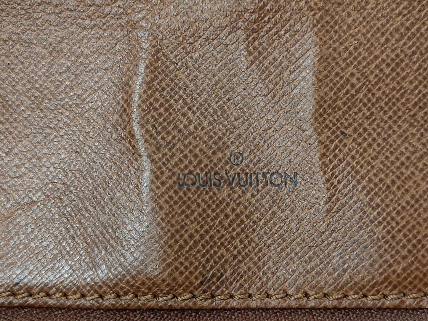 LOUIS VUITTON Monogram Saint-Cloud Shoulder Bag with Excessive Pocket Deterioration