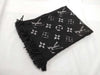 LOUIS VUITTON M75833 Echarpe Logomania Shine Scarf Noir