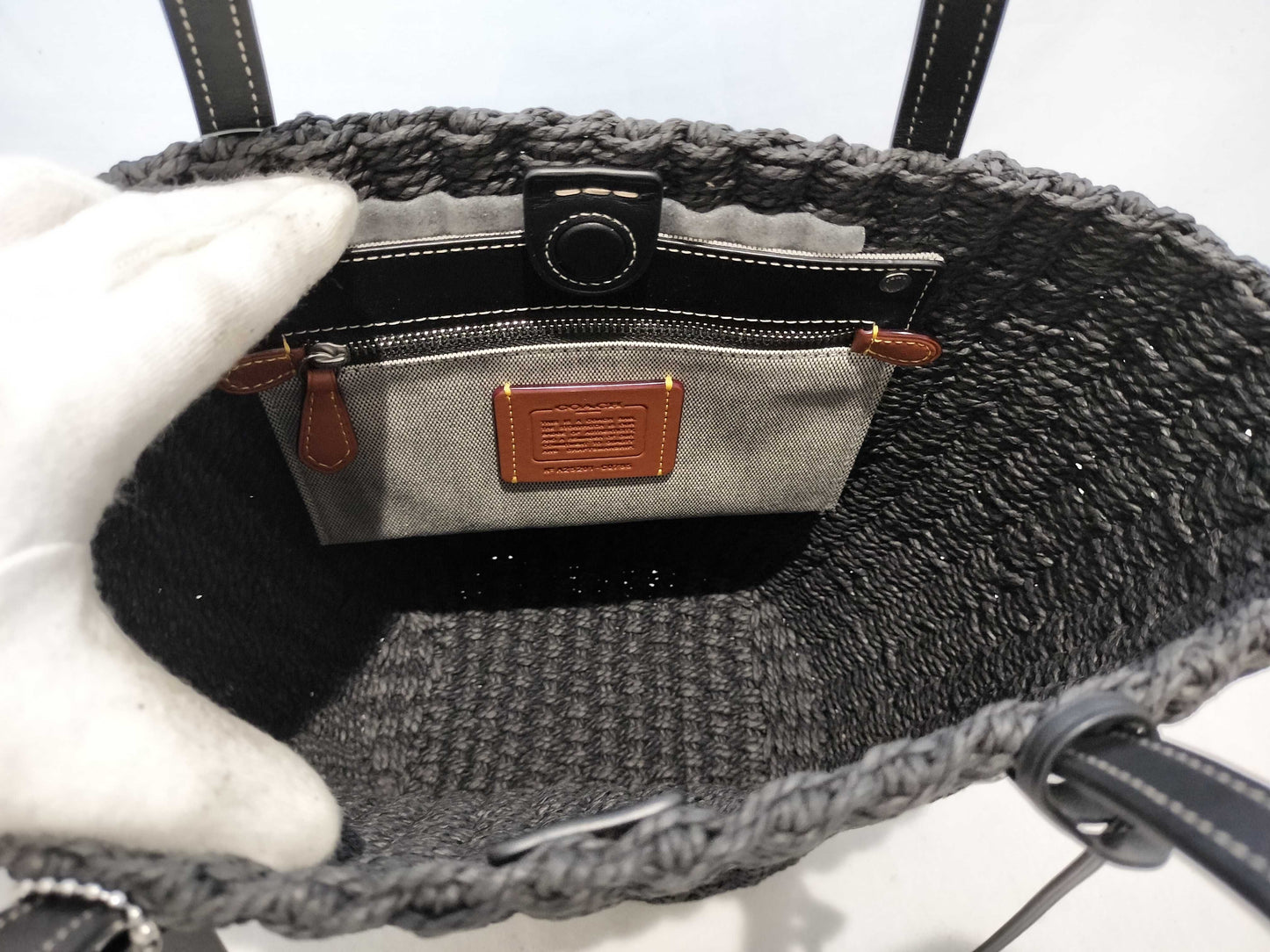 COACH basket bag tote bag