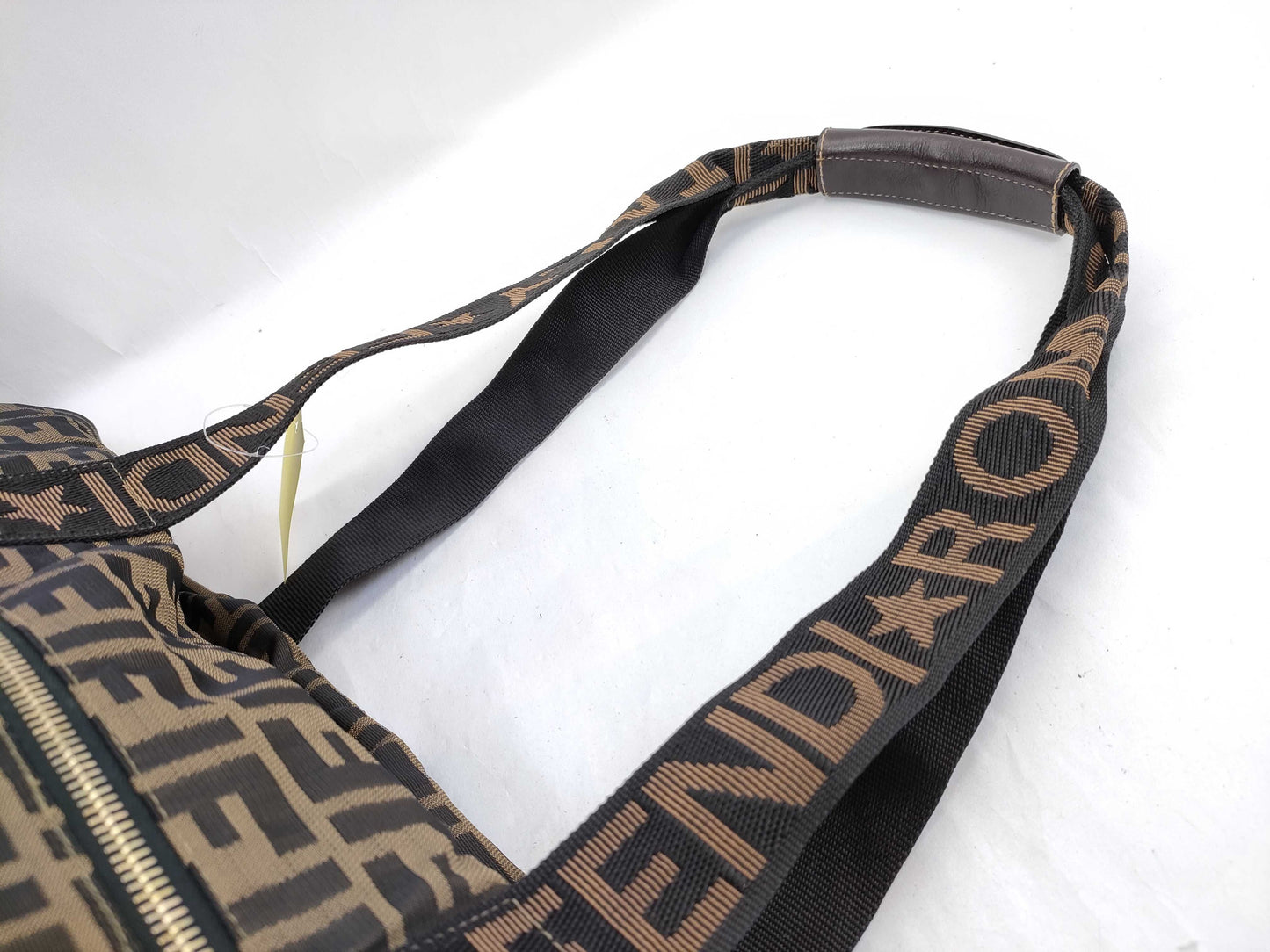 FENDI Zucca Boston Bag