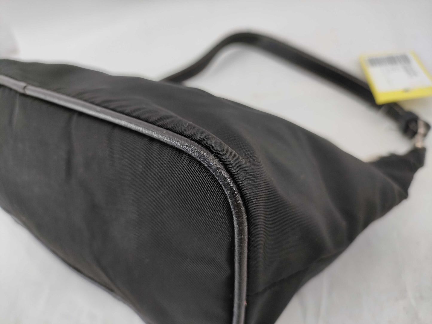 PRADA Nylon Mini Handbag with Triangle Plate