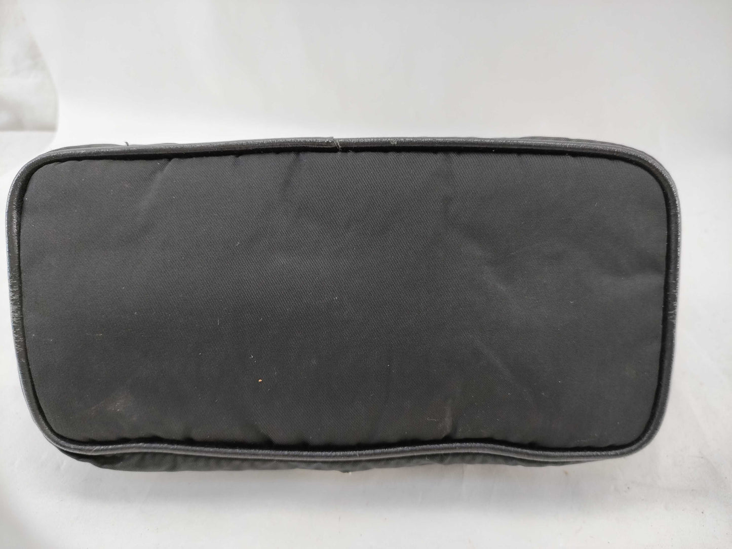 PRADA Nylon Mini Handbag with Triangle Plate