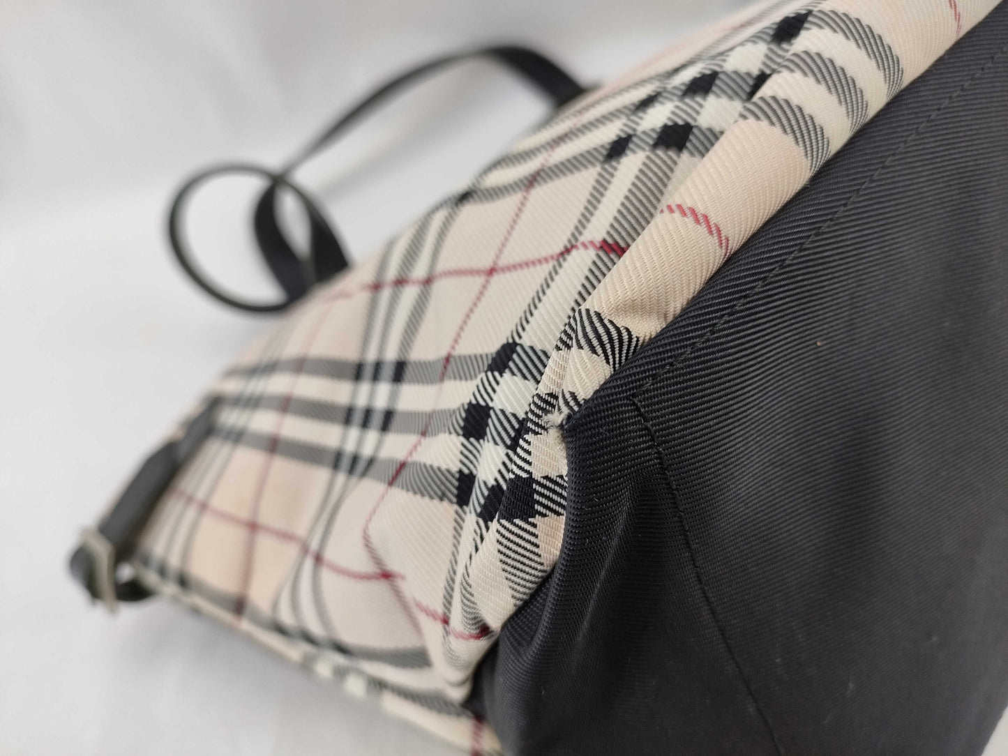 BURBERRY Blue Label Nova Check Tote Bag in Beige