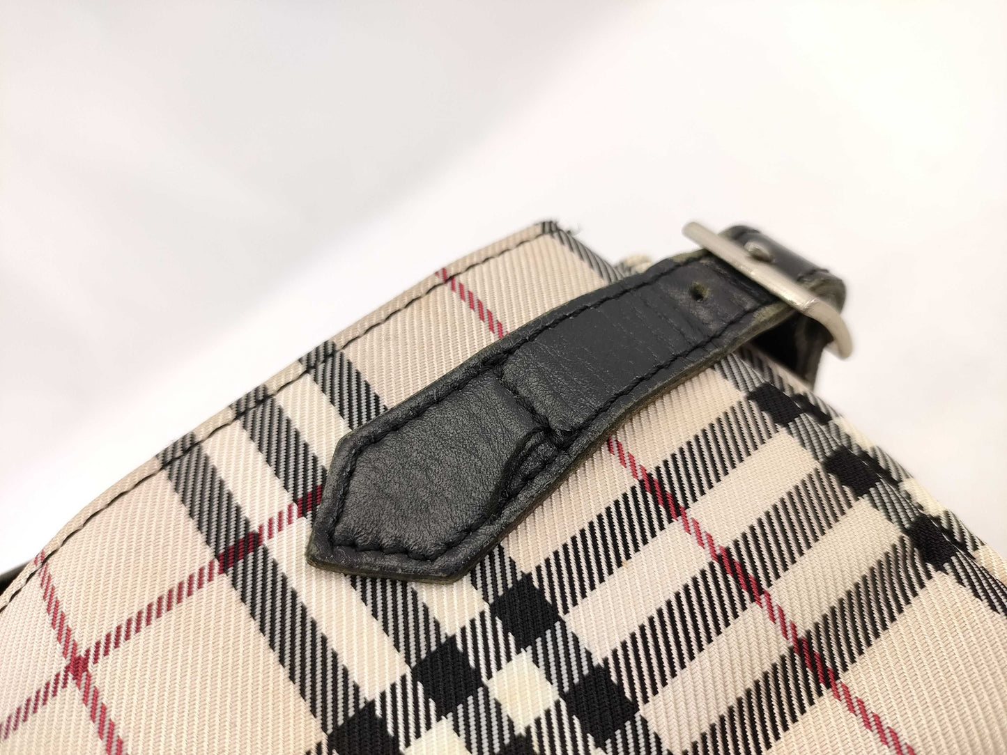 BURBERRY Blue Label Nova Check Tote Bag in Beige