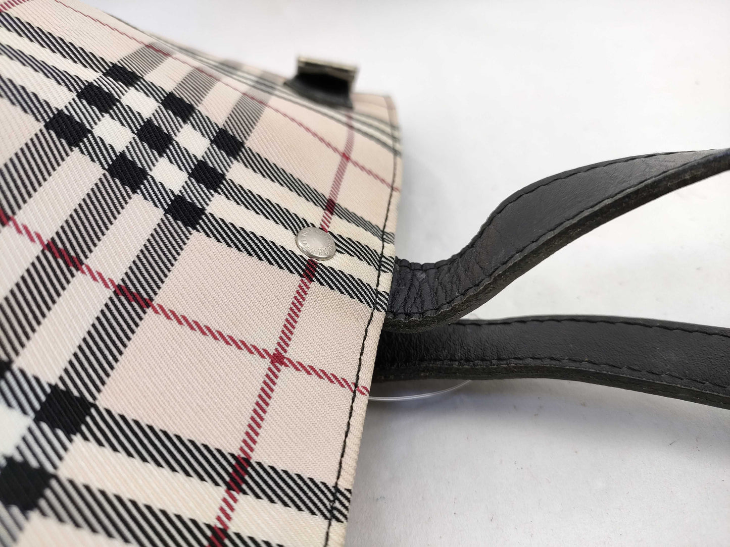 BURBERRY Blue Label Nova Check Tote Bag in Beige