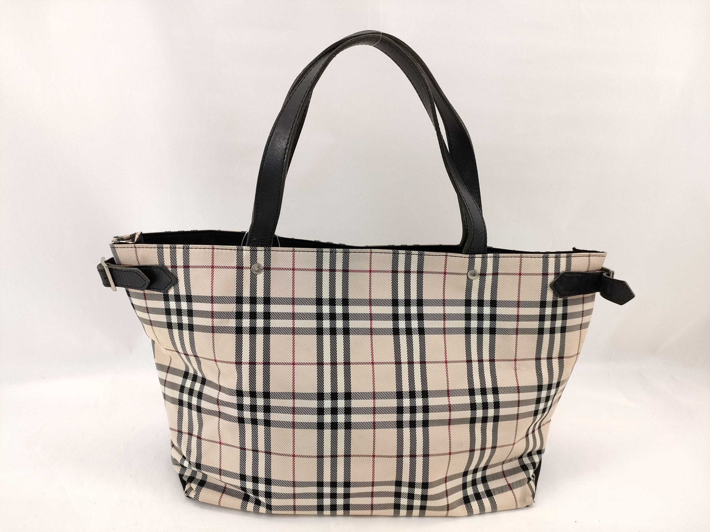 BURBERRY Blue Label Nova Check Tote Bag in Beige